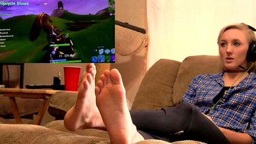Brown E. reccomend fortnite with brittney beautiful barefeet show