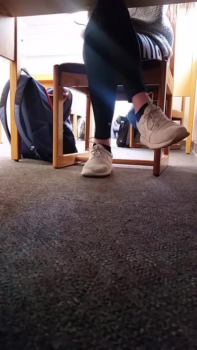 College girl sneakers