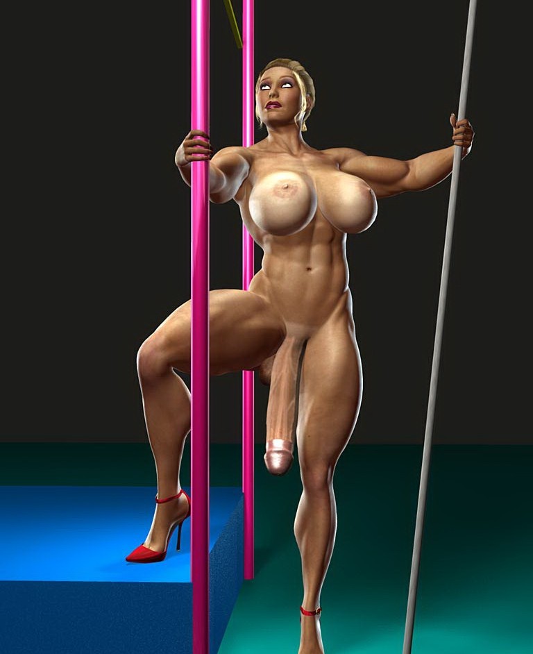 Pole dance big tits porn