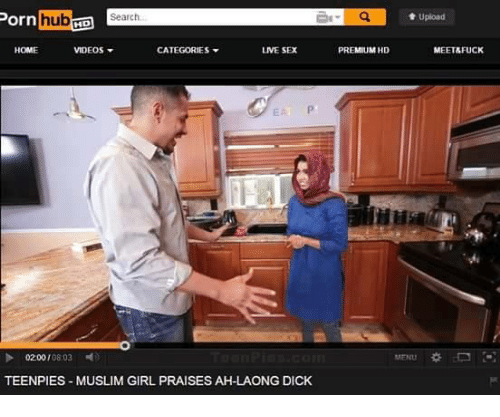 Teenpies muslim girl praises ah-laong dick