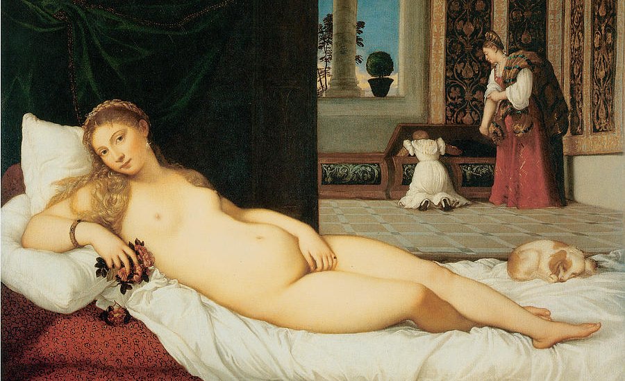 Ancient nude girls paints