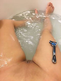 Absolute Z. recommendet tanned girl shaving showering behind
