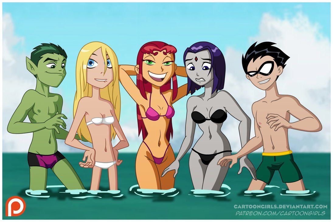 All girls naked from teen titans