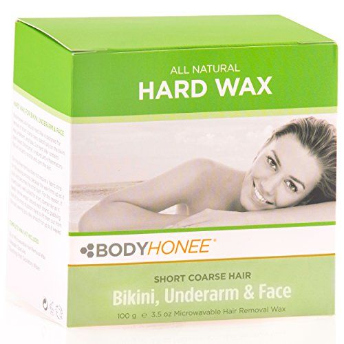 Home microwavable facial hair removal wax