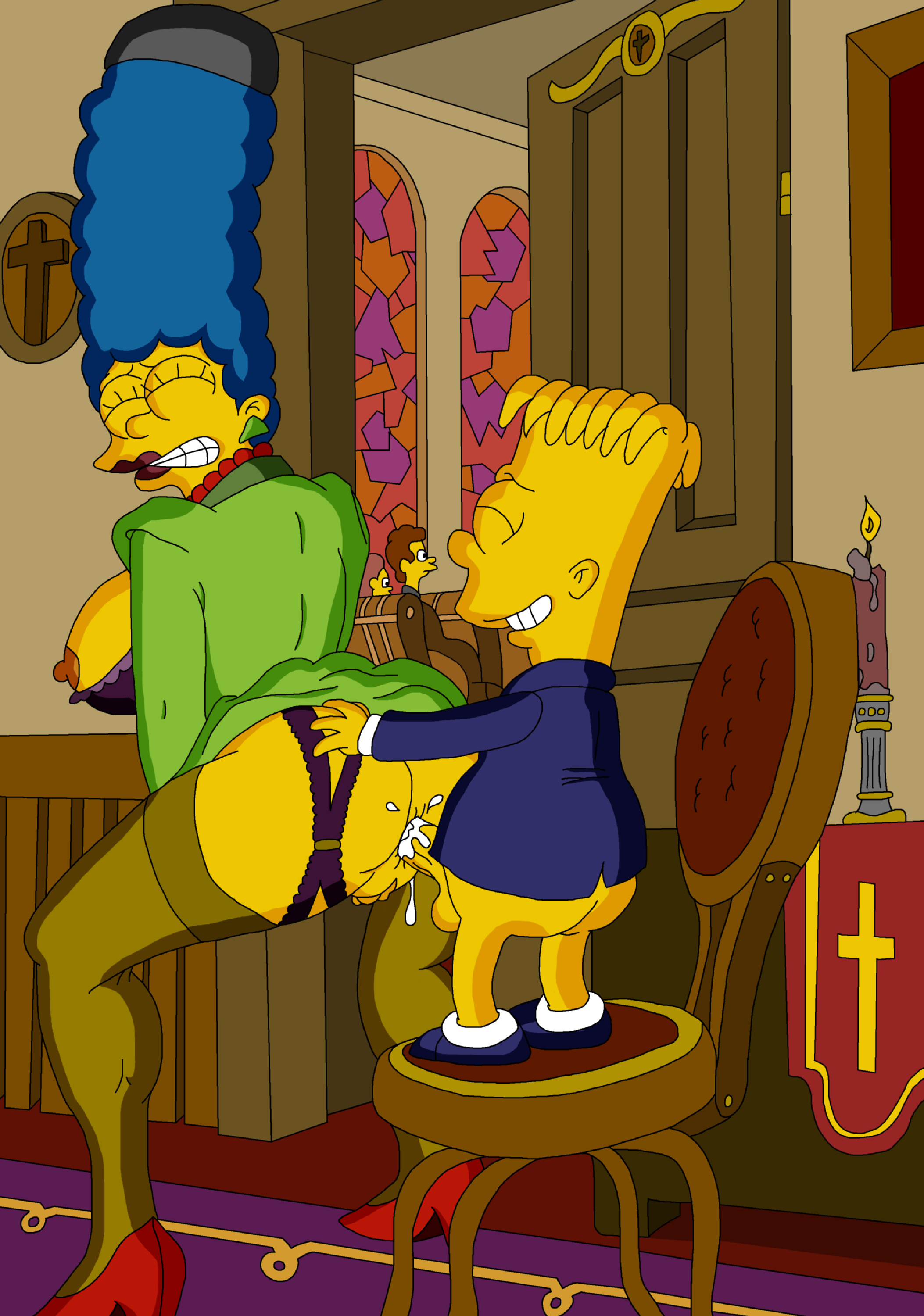 Marge simpson anal