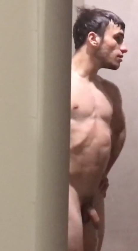 best of Men gym shower in Nude