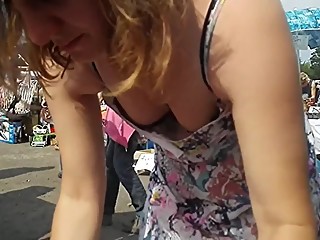 best of Upskirt moments video down blouse Embrassing