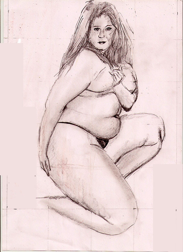 best of Nude drawing sexy Chubby