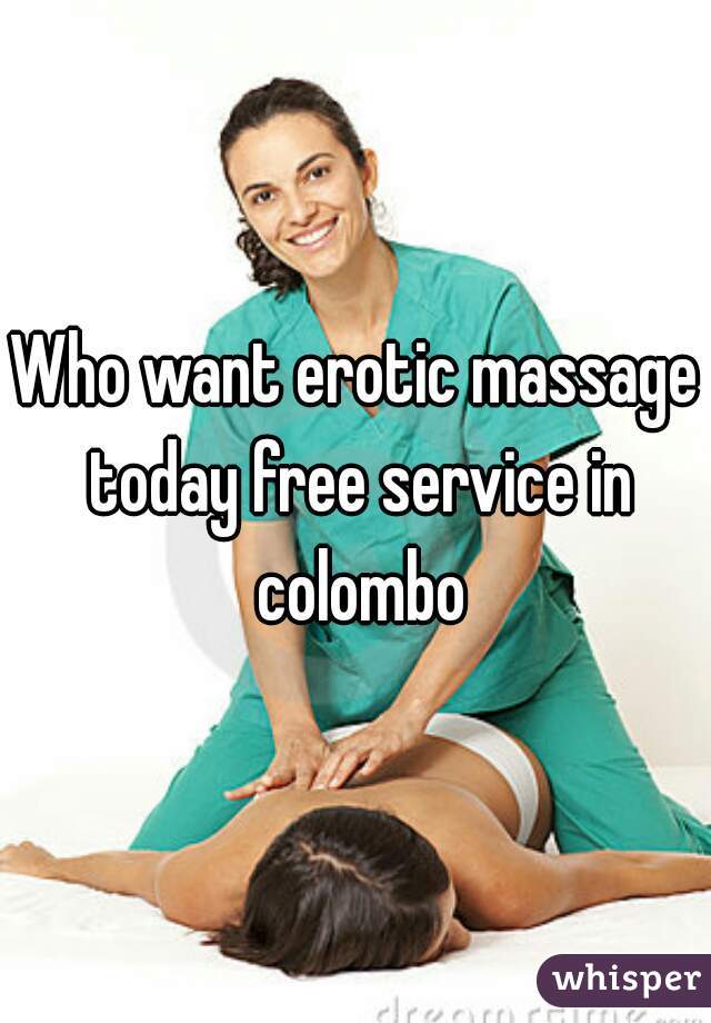 best of Massage colombo Erotic