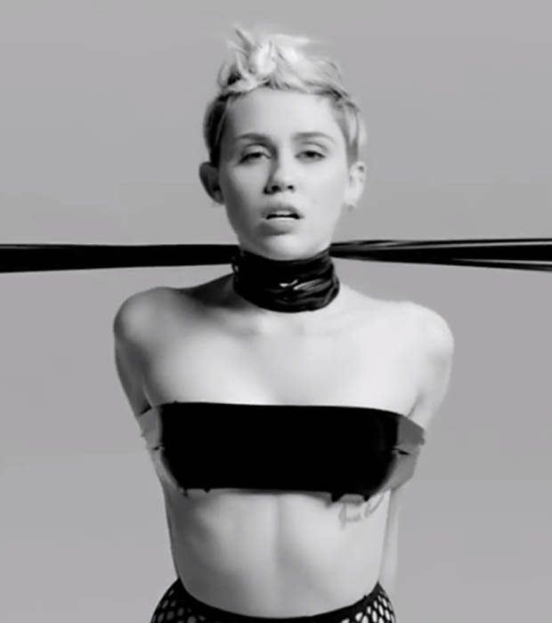 Funnel C. reccomend Miley cyrus get tied up naked