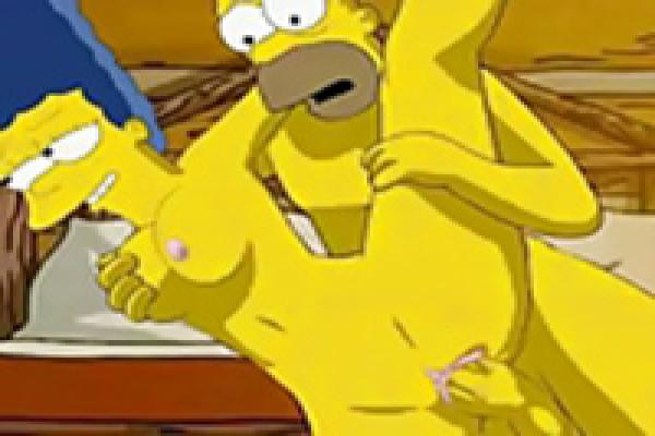 Sexy naked marge simpson having sex