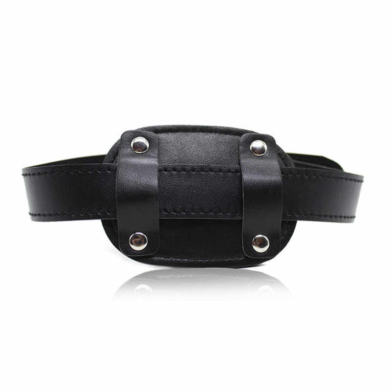 Egg T. reccomend leather straps gagged