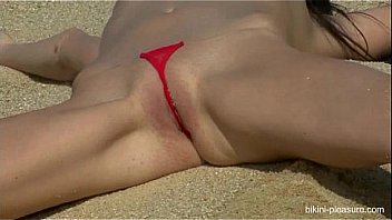 best of Nude beach crotchless