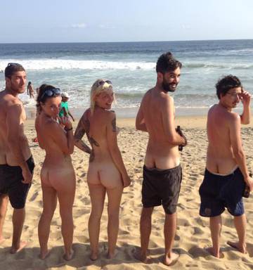 Nude beach fuck