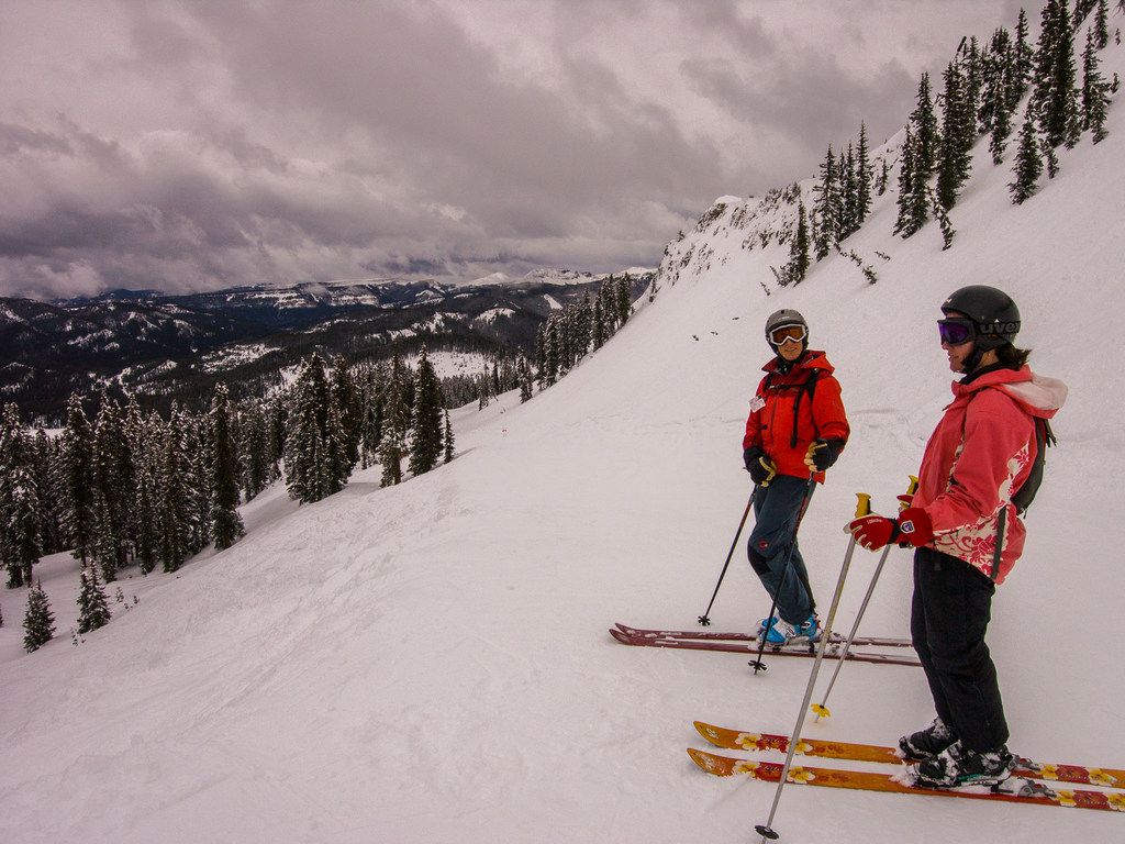 Boomer reccomend staying warm skiing trip