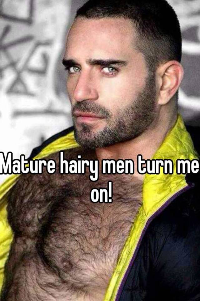 Hairy mature man