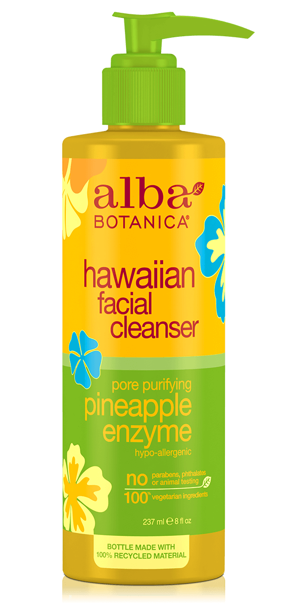 Subzero reccomend organic wash Hawaiian facial