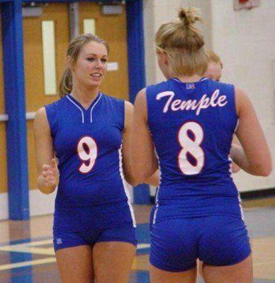 Camel toes from female vollyball players naked