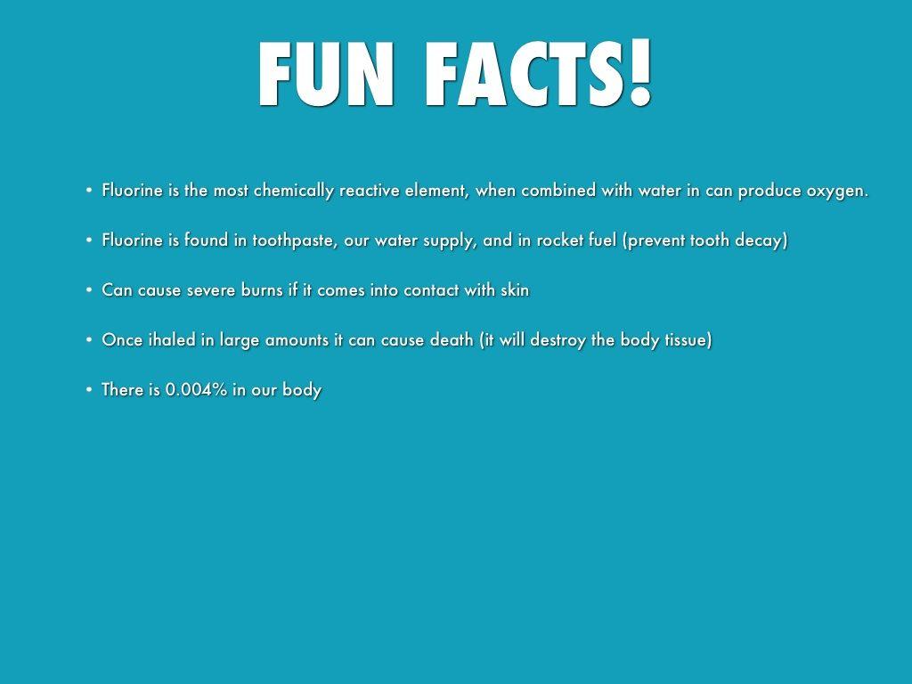 best of Fun Fluorine facts element