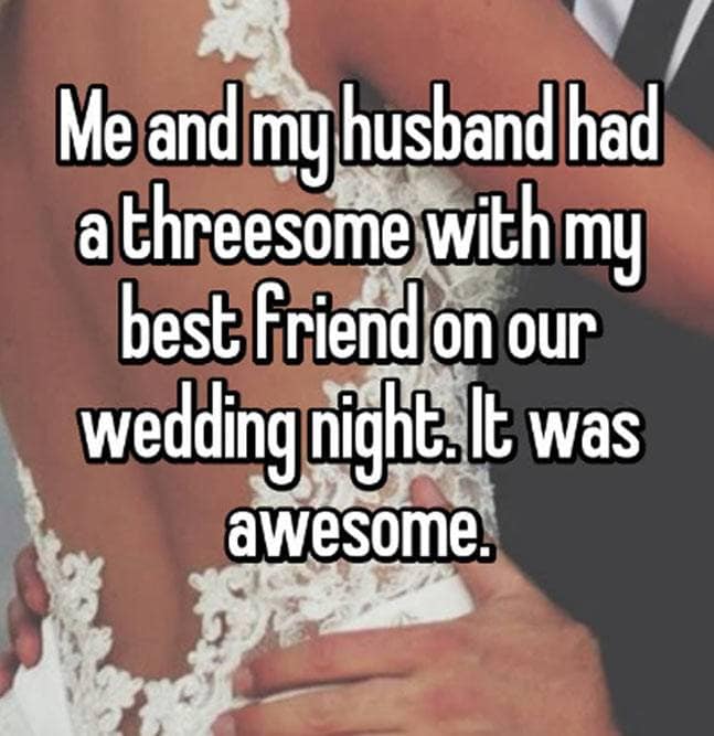 Wife wants a threesome confession