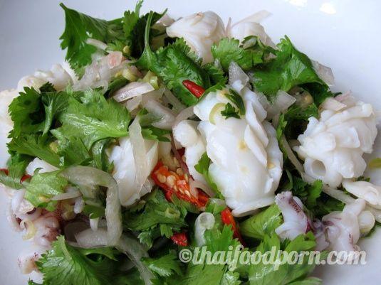 Asian calamari salad recipe