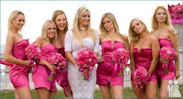 Sexy bridesmaids pictures