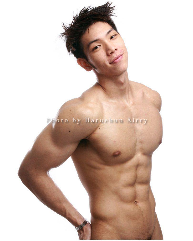 Cute Naked Asian Man