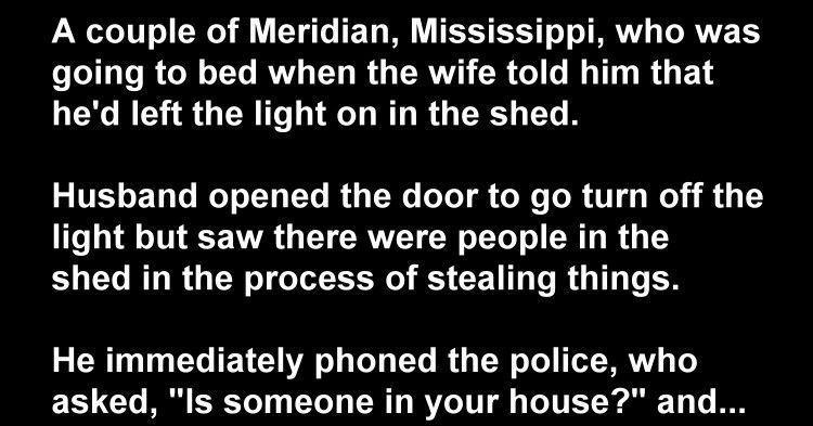 Funny burglar story