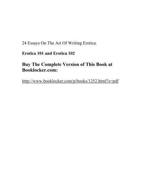 Canine recomended essays Erotica