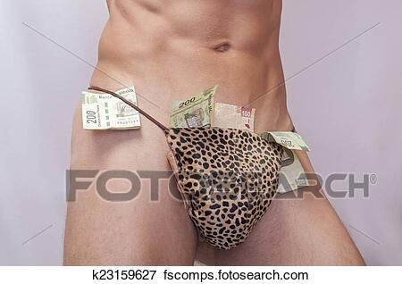 Male stripper pouch g