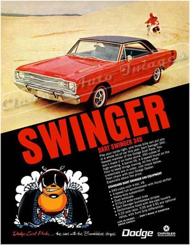 1969 dodge dart swinger car