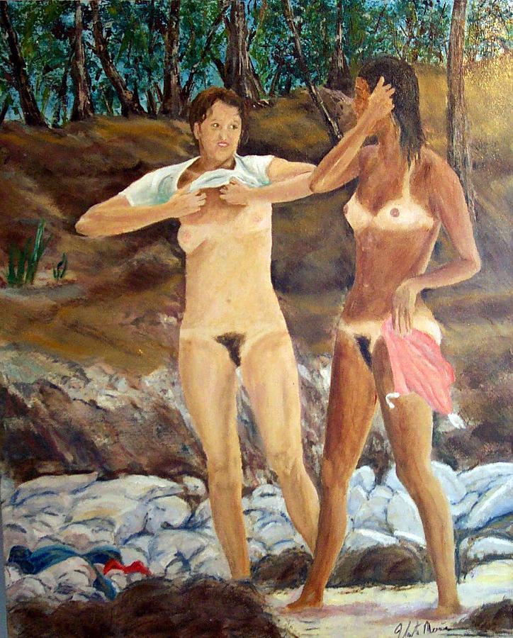 Alicia Rodriguez & Maria Gracia Omegna - Lesbian Sex Scene, Topless + Butt.