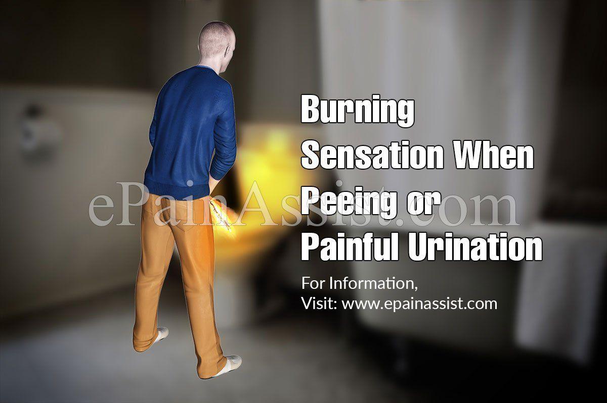 Slight pain when peeing