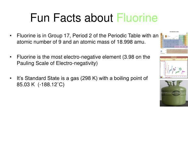 Fluorine element fun facts