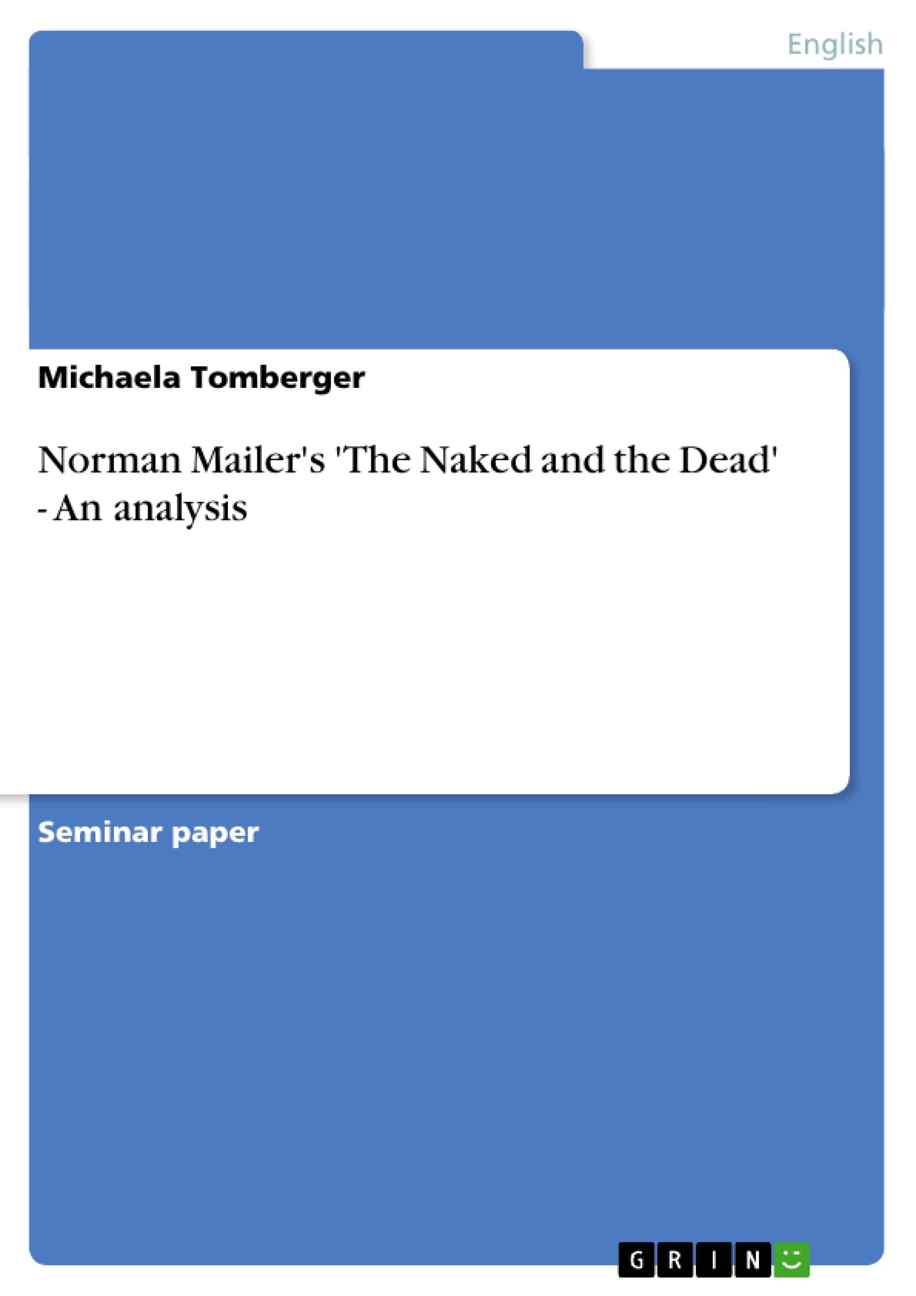 Snazz reccomend The naked and the dead miler