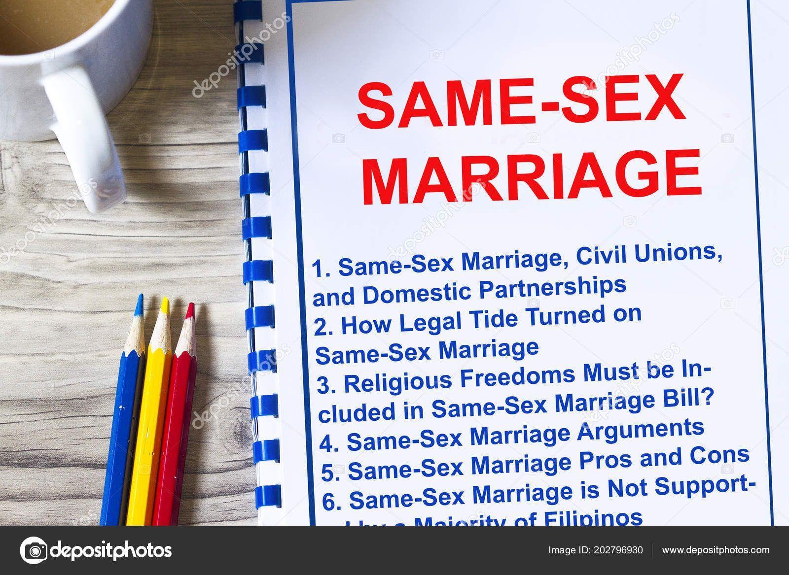 Same sex marriage information