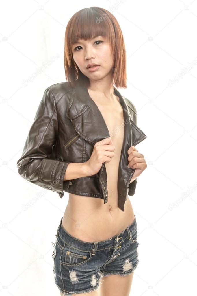 Snicky S. reccomend Asian girl in leather