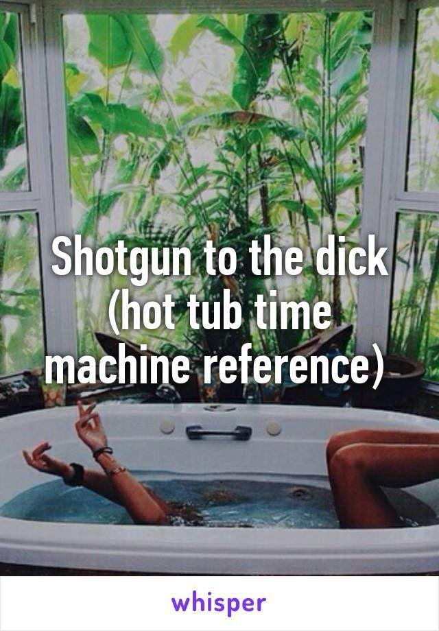 Dick hot tub