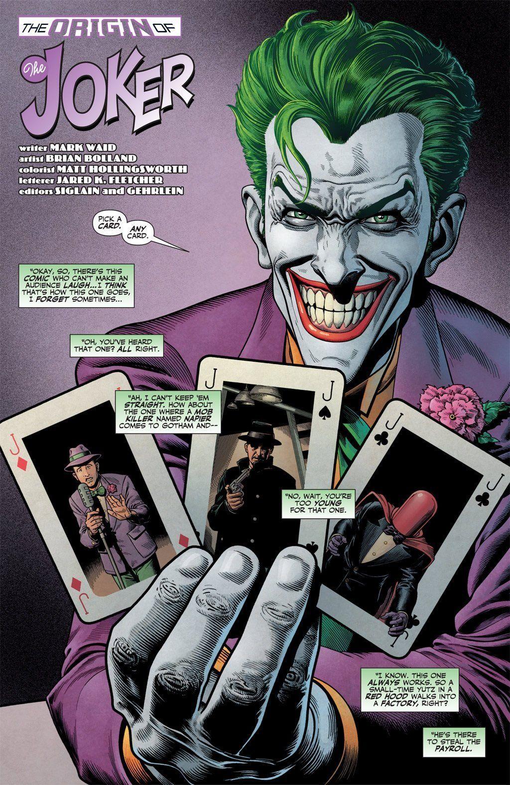 best of Joker card Origin of the