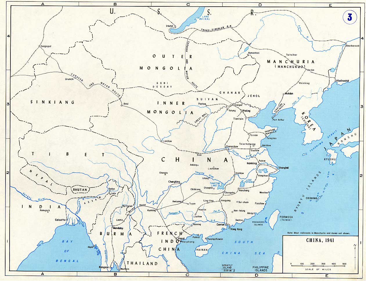Daffodil reccomend Asian map in 1939