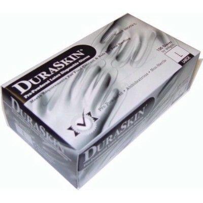 Color powder less latex gloves