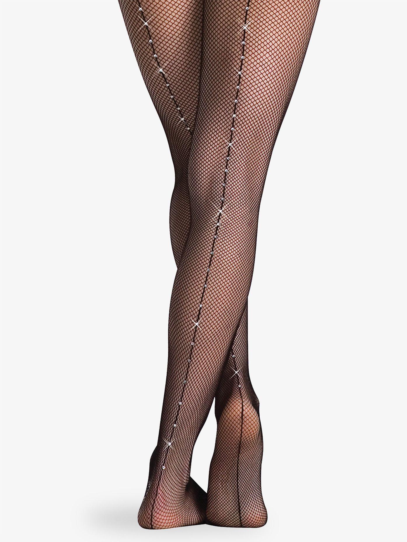 Opaline recomended back pantyhose Rhinestone seamed