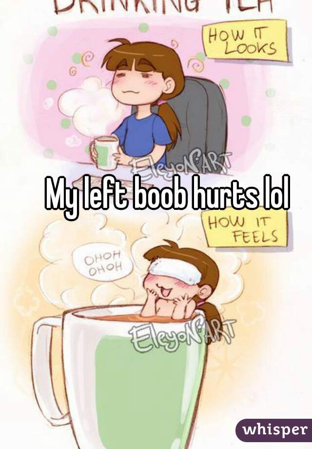 best of Does my boob hurt Why