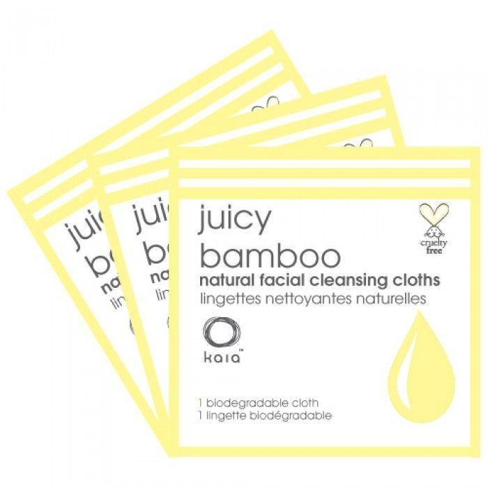 Bamboo facial cleansing cloths