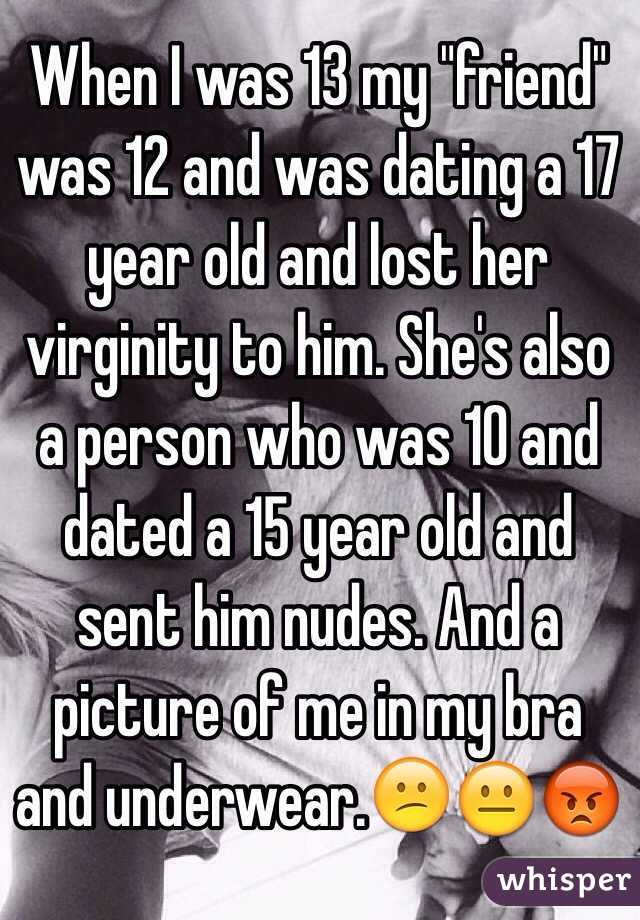 My friend lost her virginity