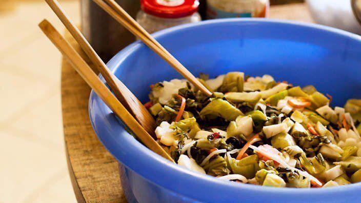 Asian pickled vegetables