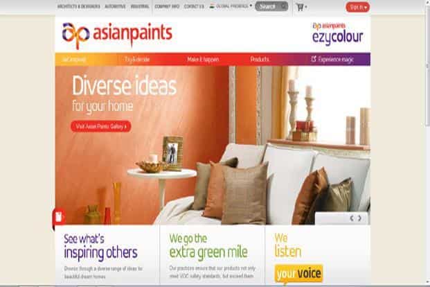 Lightning recomended web Asian paints