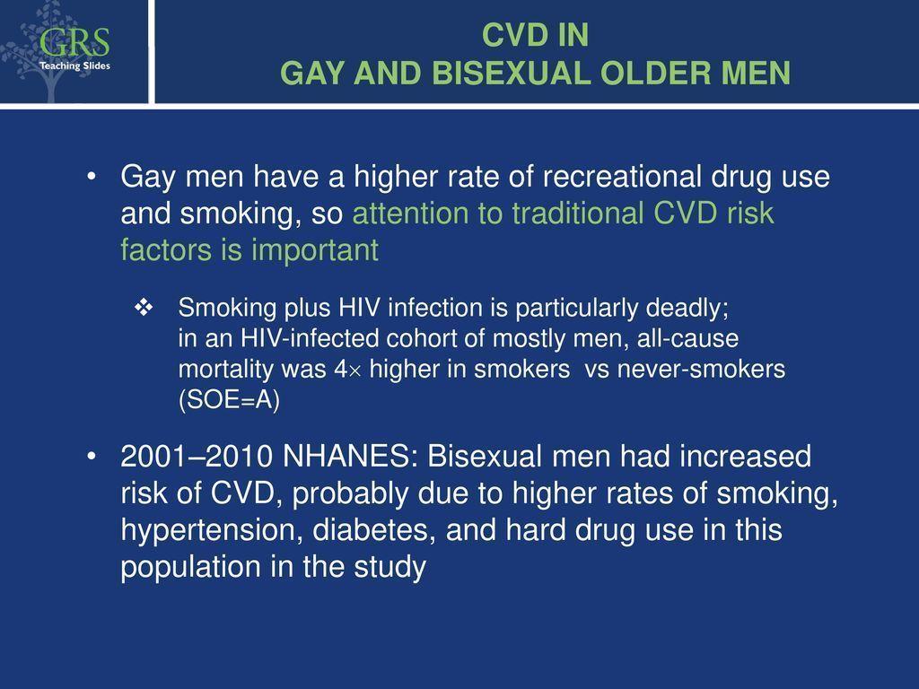 best of Bisexual smoker risk Hiv male