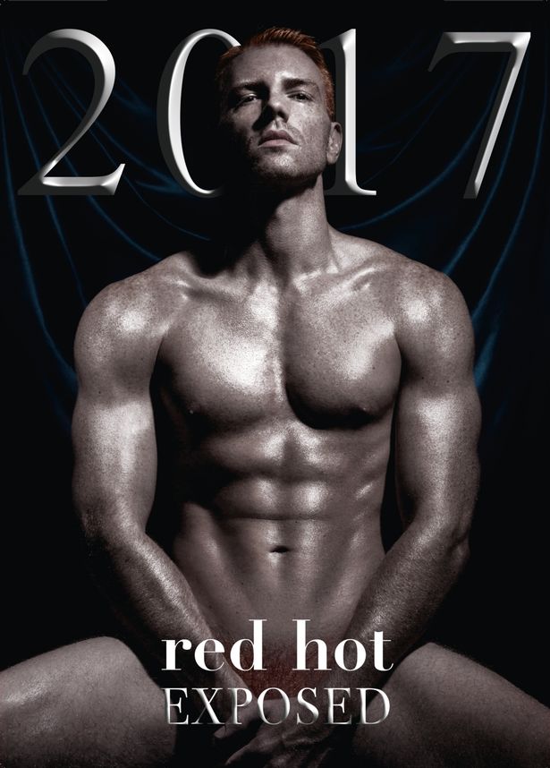 Male calendar naked model