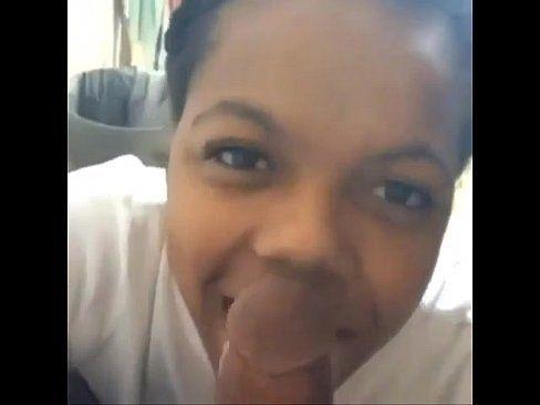 Ebony teen blowjob video Blowjob